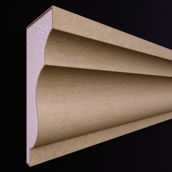 Ancadrament decorativ din polistiren expandat cu rasina minerala  120x50 A