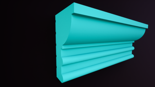 Ancadrament decorativ, dimensiune 165x90x1200 XPS
