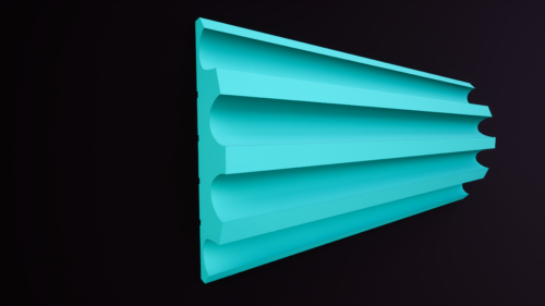 Ancadrament decorativ, dimensiune 170x40x1200 XPS