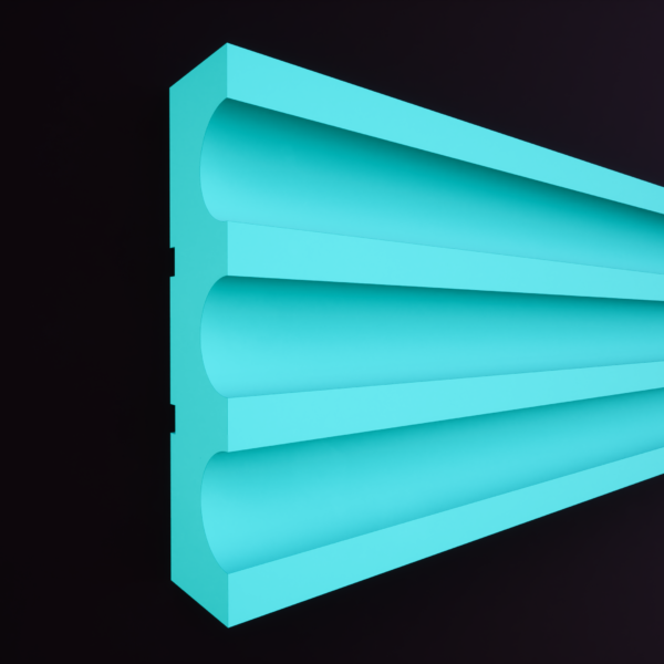 Brau decorativ, dimensiune 100x25x1200 model B XPS