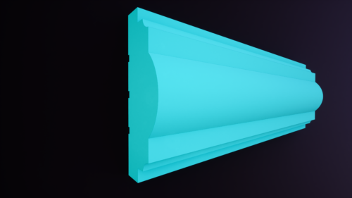Brau decorativ, dimensiune 140x50x1200 XPS