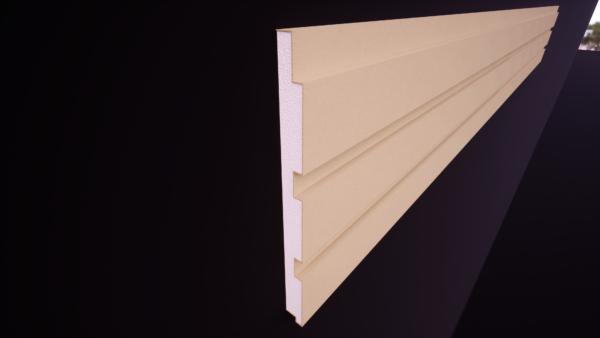 Panou decorativ din polistiren expandat acoperit cu rasina, dimensiune 360x30mm dublu, lungime 2000mm