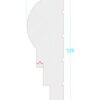 Brau decorativ 125x40 XPS 1.2 m