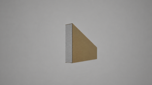 Brâu decorativ din polistiren expandat cu rasina minerala 190x40