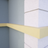 Brâu decorativ din polistiren expandat cu rasina minerala 150x140