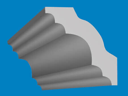 Cornisa din polistiren extrudat A 50, dimensiuni 50x50x2000mm