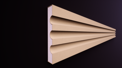 Panou decorativ din polistiren expandat cu rasina minerala, dimensiune 200x30mm, lungime 2000mm