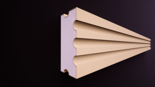 Panou decorativ din polistiren expandat cu rasina minerala, dimensiune 200x85mm, lungime 2000mm