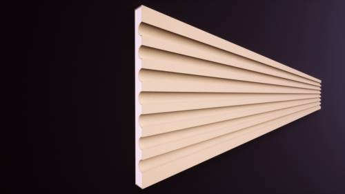 Panou decorativ din polistiren expandat cu rasina minerala, dimensiune 400x30mm, lungime 2000mm