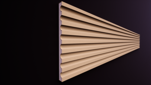 Panou decorativ din polistiren expandat cu rasina minerala, dimensiune 420x30mm, lungime 2000mm