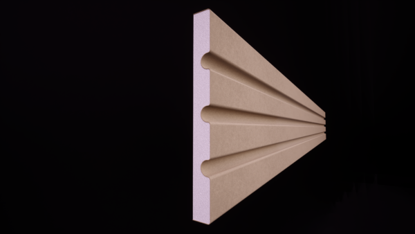 Panou decorativ din polistiren expandat cu rasina minerala, dimensiune 500x50mm, lungime 2000mm