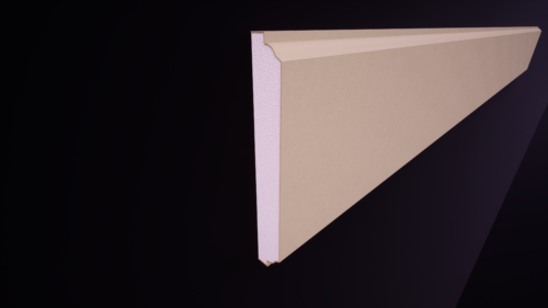 Panou decorativ din polistiren expandat acoperit cu rasina minerala, dimensiune 300x40mm, lungime 2000mm