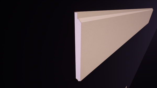 Panou decorativ din polistiren expandat acoperit cu rasina minerala, dimensiune 405x40mm, lungime 2000mm
