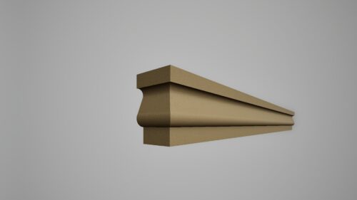 Brâu decorativ din polistiren expandat cu rasina minerala 100x25