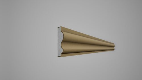 Brâu decorativ din polistiren expandat cu rasina minerala 100x30 A