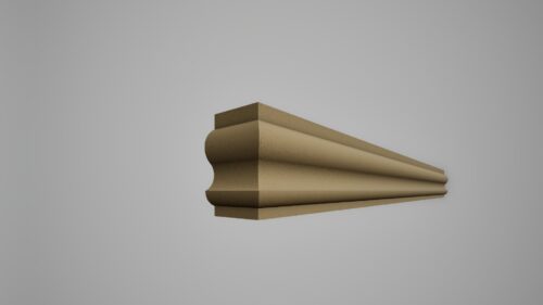 Brâu decorativ din polistiren expandat cu rasina minerala 100x30 A