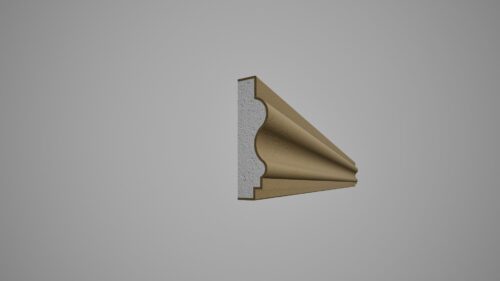 Brâu decorativ din polistiren expandat cu rasina minerala 100x30 B