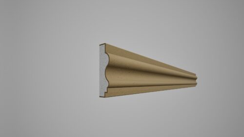 Brâu decorativ din polistiren expandat cu rasina minerala 100x30 B