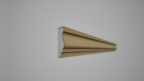Brâu decorativ din polistiren expandat cu rasina minerala 100x30