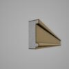 Brâu decorativ din polistiren expandat cu rasina minerala 100x40 B
