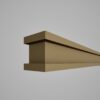 Brâu decorativ din polistiren expandat cu rasina minerala 100x50