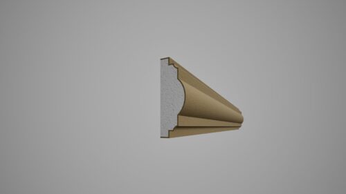 Brâu decorativ din polistiren expandat cu rasina minerala 115x40