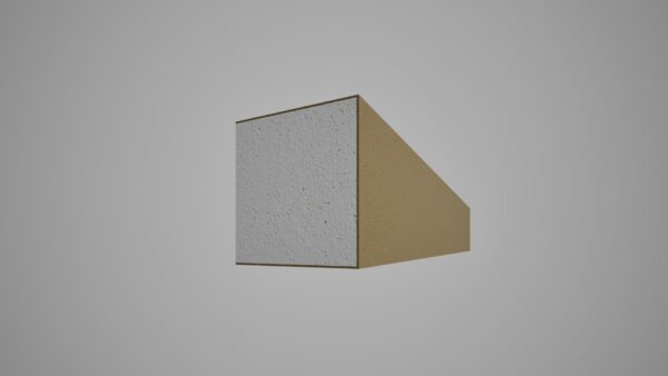 Brâu decorativ din polistiren expandat cu rasina minerala 120x120