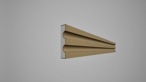 Brâu decorativ din polistiren expandat cu rasina minerala 130X30