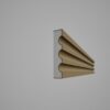 Brâu decorativ din polistiren expandat cu rasina minerala 150x30