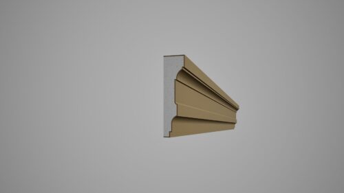 Brâu decorativ din polistiren expandat cu rasina minerala 175x50