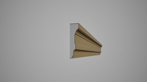 Brâu decorativ din polistiren expandat cu rasina minerala 175x50