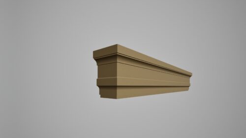 Brâu decorativ din polistiren expandat cu rasina minerala 175x50
