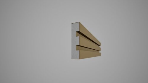 Brâu decorativ din polistiren expandat cu rasina minerala 240x60