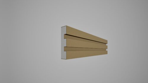 Brâu decorativ din polistiren expandat cu rasina minerala 240x60