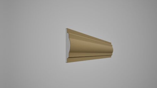 Brâu decorativ din polistiren expandat cu rasina minerala 250x50