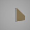 Brâu decorativ din polistiren expandat cu rasina minerala 300x40