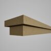 Brâu decorativ din polistiren expandat cu rasina minerala 50x50