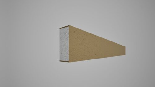 Brâu decorativ din polistiren expandat cu rasina minerala 70x30