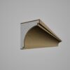 Brâu decorativ din polistiren expandat cu rasina minerala 70x55