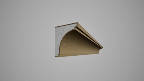 Brâu decorativ din polistiren expandat cu rasina minerala 70x55