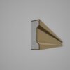 Brâu decorativ din polistiren expandat cu rasina minerala 85x30