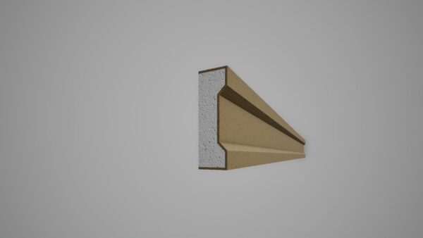 Brâu decorativ din polistiren expandat cu rasina minerala 85x30