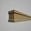 Brâu decorativ din polistiren expandat cu rasina minerala 85x30