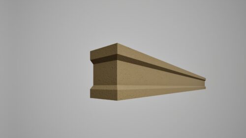 Brâu decorativ din polistiren expandat cu rasina minerala 85x30
