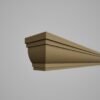 Brâu decorativ din polistiren expandat cu rasina minerala 90x40 A