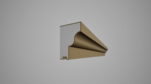 Ancadrament decorativ din polistiren expandat cu rasina minerala  110x70