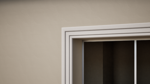 Ancadrament decorativ din polistiren expandat cu rasina minerala  120x30