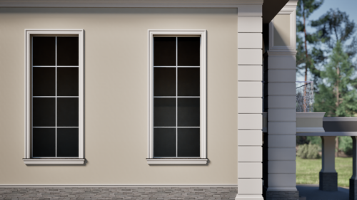 Ancadrament decorativ din polistiren expandat cu rasina minerala  120x45