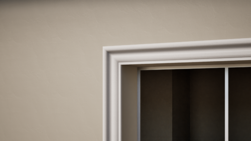 Ancadrament decorativ din polistiren expandat cu rasina minerala  120x45