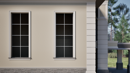 Ancadrament decorativ din polistiren expandat cu rasina minerala  120x50 A